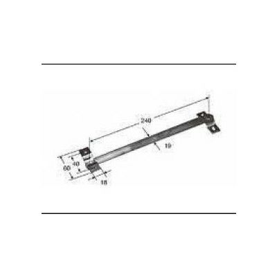 LIXIL/TOSTEM 窓サッシ用部品 錠 装飾窓 その他：横すべり出しアーム L240[AZWS103] [リクシル][トステム] 2枚目