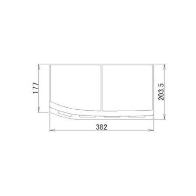 LIXIL/TOSTEM 住器用部品 バスルーム 床 排水部品：化粧排水蓋(R)[RMVA901] [リクシル][トステム]