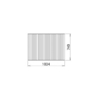 LIXIL/TOSTEM 住器用部品 バスルーム 浴槽 浴槽蓋：巻き蓋 740×1034[RGFZ301] [リクシル][トステム]