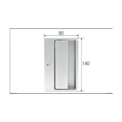 LIXIL/TOSTEM リビング建材用部品 ドア ハンドル：フラットプッシュプルハンドル表示錠[MZTZPBH02] [リクシル][トステム]