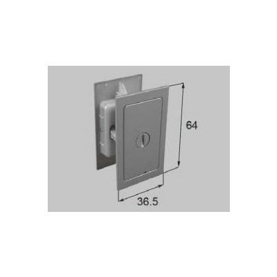 LIXIL/TOSTEM リビング建材用部品 引戸 引戸錠ストライク：簡易錠(プッシュ錠)[MZHZHCK50] [リクシル][トステム]