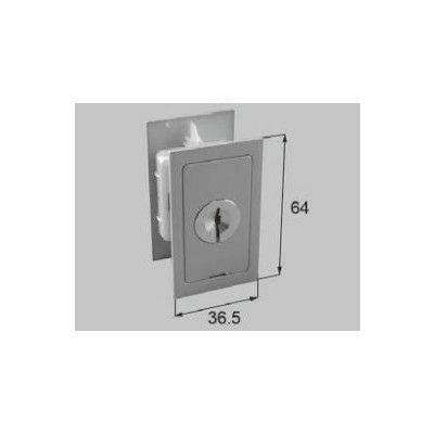 LIXIL/TOSTEM リビング建材用部品 引戸 引戸錠ストライク：シリンダー錠(プッシュ錠)[MZHZHCC50] [リクシル][トステム]