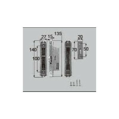 LIXIL/TOSTEM ドア引戸用部品 錠 玄関・店舗・勝手口引戸 引手錠：引手錠[L2Y09] [リクシル][トステム] 2枚目