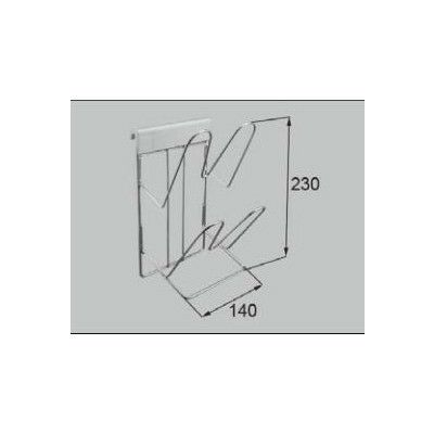 LIXIL/TOSTEM 住器用部品 キッチン キャビネット キャビネットオプション：システムインナーラック鍋蓋掛け[KKZZZZ230P] [リクシル][トステム] 2枚目
