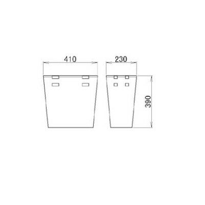 LIXIL/TOSTEM 住器用部品 洗面 キャビネット 収納パーツ：ランドリーバスケット W300用[KAAJQZZ3100] [リクシル][トステム]