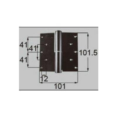 LIXIL/TOSTEM ドア引戸用部品 丁番 玄関店舗勝手口テラスドア：丁番 プレナス用右吊 R[DCLZ715] [リクシル][トステム] 2枚目