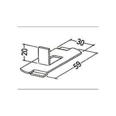 LIXIL/TOSTEM ドア引戸用部品 その他 玄関・店舗・勝手口・テラスドア：アンカー[D1Y44] [リクシル][トステム]