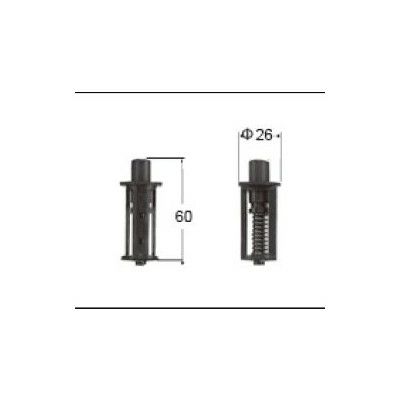 LIXIL/TOSTEM ドア引戸用部品 丁番 浴室中折れドア：ピボット[AZWS582] [リクシル][トステム]