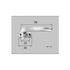 LIXIL/TOSTEM 窓サッシ用部品 錠 装飾窓 カムラッチ：カムラッチハンドル[AZWS100] [リクシル][トステム] 2枚目
