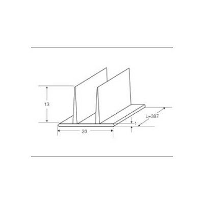 LIXIL/TOSTEM ドア引戸用部品 気密材パッキン 玄関店舗勝手口引戸：ランマパッキン[AZWB951] [リクシル][トステム] 2枚目