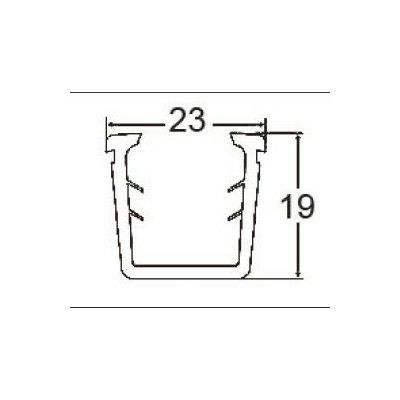 LIXIL/TOSTEM 窓サッシ用部品 気密材パッキン アルミサッシ：ビード4-6-4(14mm用)[ABYB707] [リクシル][トステム]