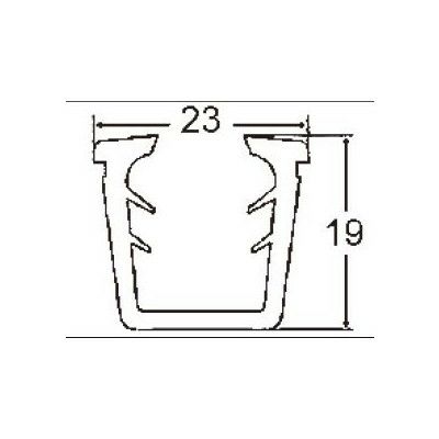 LIXIL/TOSTEM 窓サッシ用部品 気密材パッキン アルミサッシ：ビード3-6-3(12mm用)[ABYB706] [リクシル][トステム]