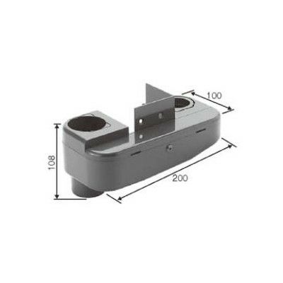 LIXIL/TOSTEM エクステリア用部品 バルコニー 雨樋：合わせ枡[WXAB028] [リクシル][トステム]