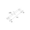 LIXIL/TOSTEM リビング建材用部品 ドア 通風建具用：両開き窓用転落防止バー[NZZZ197] [リクシル][トステム]