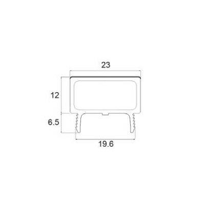 LIXIL/TOSTEM リビング建材用部品 ＳＬ(戸襖、和襖、和障子) 戸襖ドア：戸当り(パッキンなし) L＝3800[NZAD210] [リクシル][トステム]