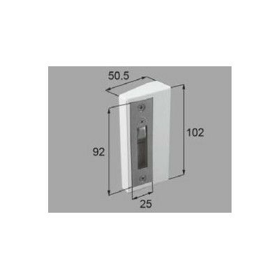 LIXIL/TOSTEM リビング建材用部品 引戸 アウトセット引戸用：錠受けセット[MZHZHZ003] [リクシル][トステム] 2枚目