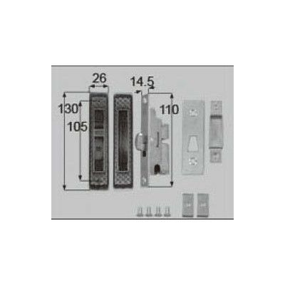 LIXIL/TOSTEM ドア引戸用部品 錠 玄関・店舗・勝手口引戸 引手錠：引手錠[L2Y12] [リクシル][トステム]