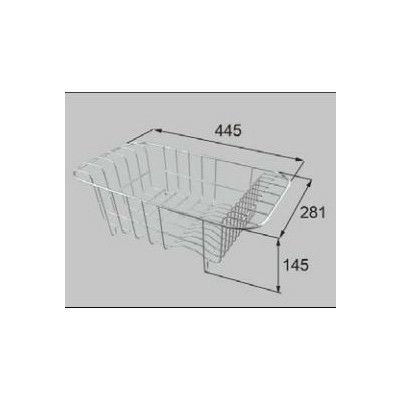 LIXIL/TOSTEM 住器用部品 キッチン シンク シンク周りオプション：水切り網カゴ(ステンレス)[KKBZZ113] [リクシル][トステム] 2枚目