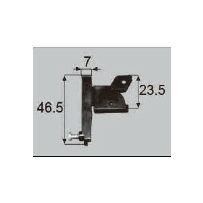 LIXIL/TOSTEM 窓サッシ用部品 ピース・クリップ・振れ止め 網戸：外れ止め[FNMT224] [リクシル][トステム]