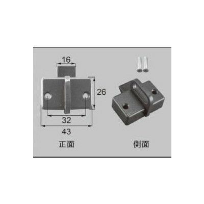 LIXIL/TOSTEM 窓サッシ用部品 錠 装飾窓 トップラッチ：トップラッチ[FNMS114] [リクシル][トステム] 2枚目