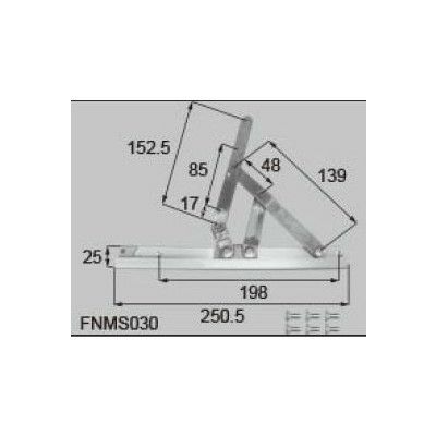 LIXIL/TOSTEM 窓サッシ用部品 その他 その他：フリクションアーム[FNMS031] [リクシル][トステム]