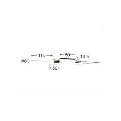 LIXIL/TOSTEM 窓サッシ用部品 錠 装飾窓 トップラッチ：ラッチケース[FNMS013] [リクシル][トステム]