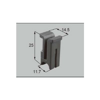 LIXIL/TOSTEM 窓サッシ用部品 ピースクリップ振れ止め アルミサッシ：上桟振れ止め[FNMB161] [リクシル][トステム]