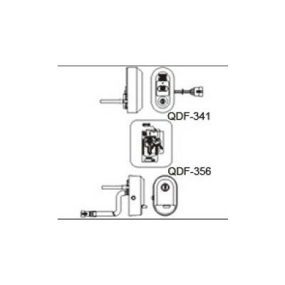 LIXIL/TOSTEM ドア引戸用部品 錠 玄関店舗勝手口テラスドア その他：タッチ付シリンダーセット(ニュートラル防犯アラーム)[DEZZ132] [リクシル][トステム]