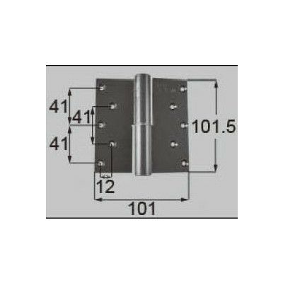 LIXIL/TOSTEM ドア引戸用部品 丁番 玄関店舗勝手口テラスドア：丁番II型 プレナス用左吊 L[DCLZ812] [リクシル][トステム]