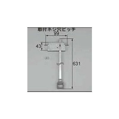 LIXIL/TOSTEM 窓サッシ用部品 錠 雨戸：雨戸錠73用[C1X20] [リクシル][トステム]