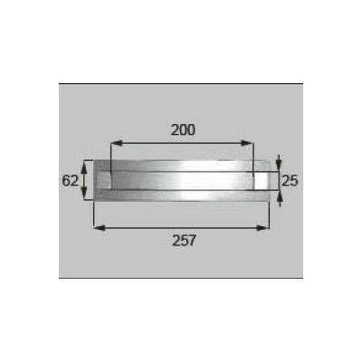 LIXIL/TOSTEM ドア引戸用部品 ポスト 玄関店舗勝手口テラスドア：ポスト差込口 RE-001[AZWZ971] [リクシル][トステム]