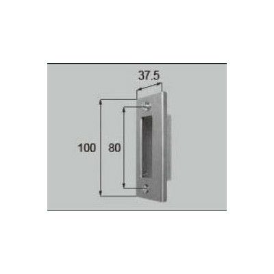 LIXIL/TOSTEM ドア引戸用部品 錠 玄関店舗勝手口テラスドア ストライクセット：ストライクセット190S(片開用)[AZWB881] [リクシル][トステム]