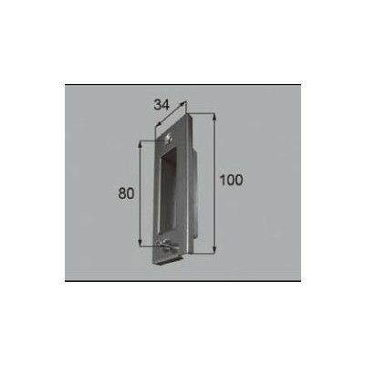 LIXIL/TOSTEM ドア引戸用部品 錠 玄関店舗勝手口テラスドア ストライクセット：ストライクセット[AZWB880] [リクシル][トステム]