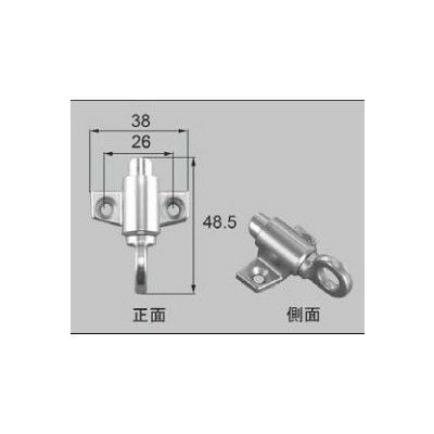 LIXIL/TOSTEM 窓サッシ用部品 錠 装飾窓 トップラッチ：トップラッチ[AZWB150] [リクシル][トステム]