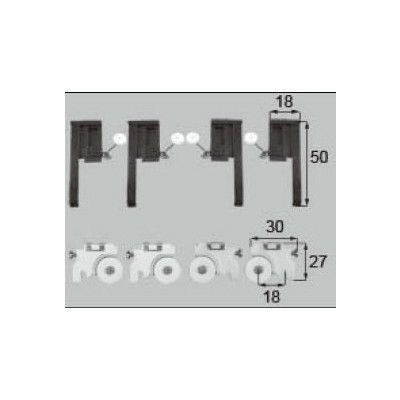 LIXIL/TOSTEM 窓サッシ用部品 戸車 網戸：戸車振れ止め(マド:4枚建て)[ABYT512] [リクシル][トステム]