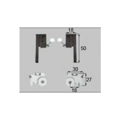 LIXIL/TOSTEM 窓サッシ用部品 戸車 網戸：戸車振れ止め(マド:2枚建て)[ABYT511] [リクシル][トステム]