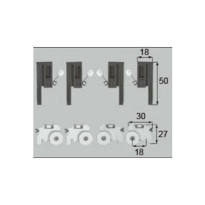 LIXIL/TOSTEM 窓サッシ用部品 戸車 網戸：戸車振れ止め(マド:4枚建て)[ABYB512] [リクシル][トステム]