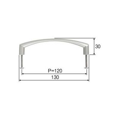 LIXIL/TOSTEM リビング建材用部品 クローゼット 把手：把手(アーチ型)[NZZZ930] [リクシル][トステム]