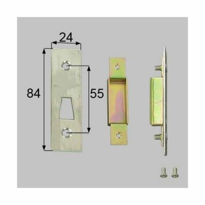 LIXIL/TOSTEM製玄関引戸用引手錠受け（ストライク） 引戸ストライクセット FNMZ197【リクシル】【トステム】