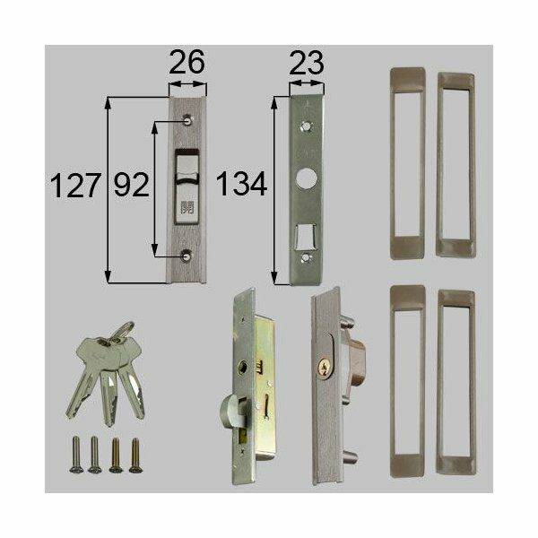 LIXIL/TOSTEM製玄関引戸用召合錠 内外錠 L2Y17【リクシル】【トステム】