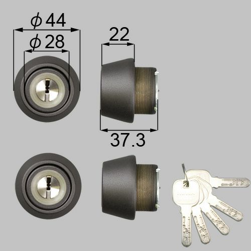 LIXIL/TOSTEM製玄関ドア用JNシリンダー DCZZ1088【リクシル】【トステム】