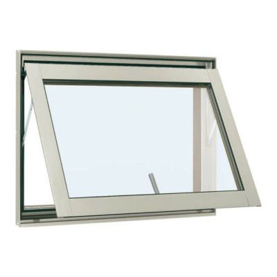 アルミ樹脂複合サッシ YKK 装飾窓 ウィンスター 横スリット滑り出し窓 W730×H203 （069013） 複層 - 工具、DIY用品