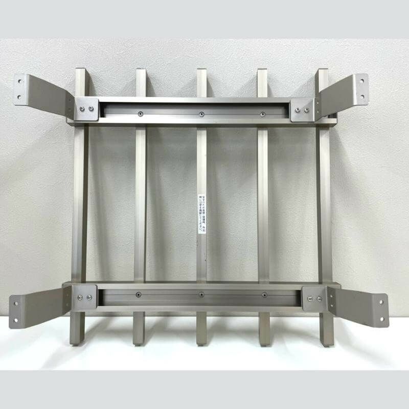 縦面格子 C型 特注 W1026-1225×H582-781mm オーダーサイズ 壁付/枠付 たて面格子 後付け アルミ 窓格子 取付 LIXIL リクシル TOSTEM トステム リフォーム DIY 7枚目