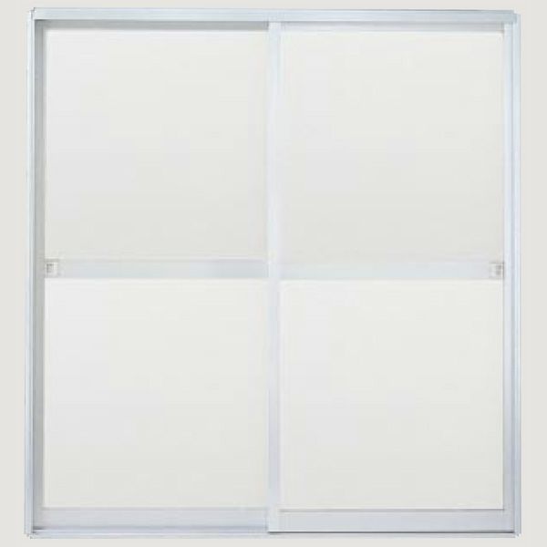 浴室引戸 (引き戸) 枠付 引き違い戸 樹脂パネル H-16-17 W1670H1757 LIXIL/リクシル アルミサッシ 引違い